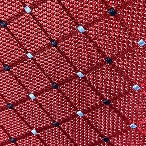 Nautica Red Diamond Pattern Necktie‎ Business Career Interview
